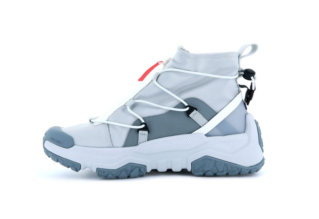 Men Palladium Off-grid Hi Zip Waterproof + Sneakers Grey | FDTL-07692