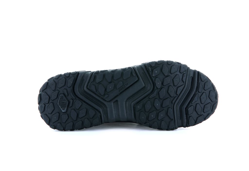 Men Palladium Off-grid Hi Zip Waterproof + Sneakers Black / Black | XNMV-40285