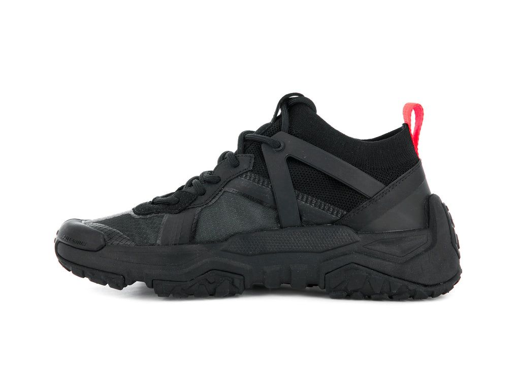 Men Palladium Off-grid Lo Adventure Sneakers Black / Black | GOET-37859