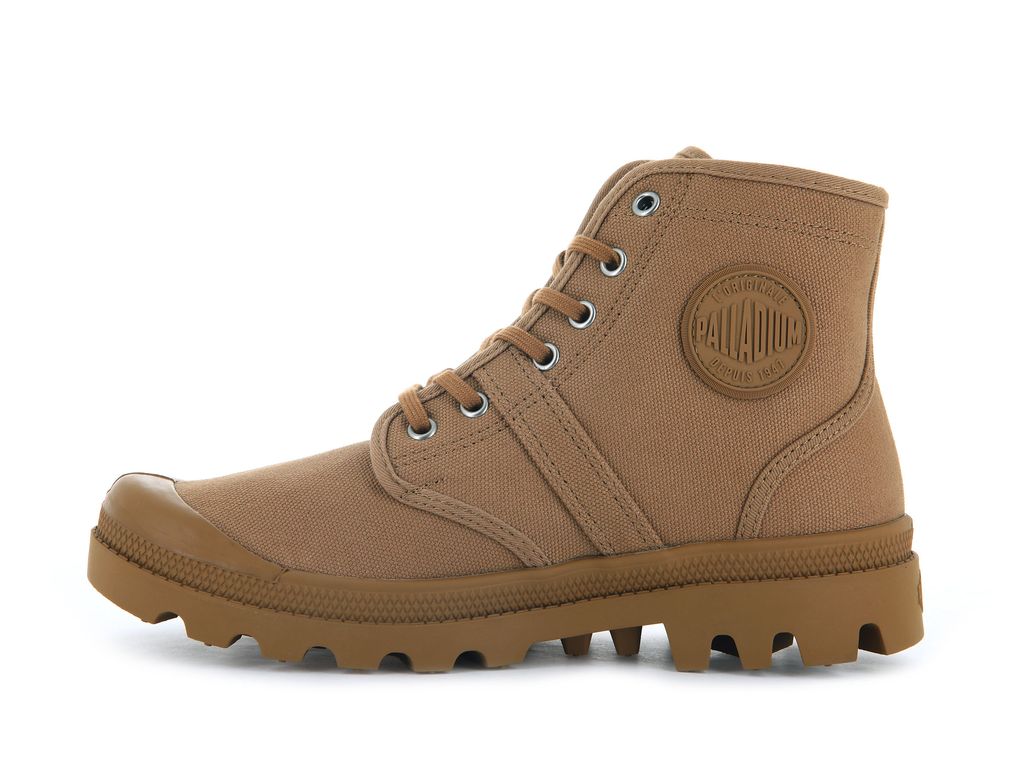 Men Palladium Pallabrousse Boots Cinnamon | UFHM-80649