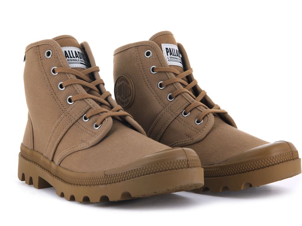 Men Palladium Pallabrousse Boots Cinnamon | UFHM-80649
