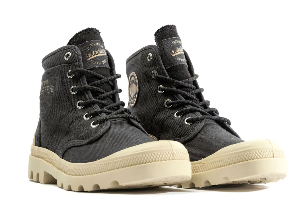 Men Palladium Pallabrousse Workwear Boots Black | MCZG-52734