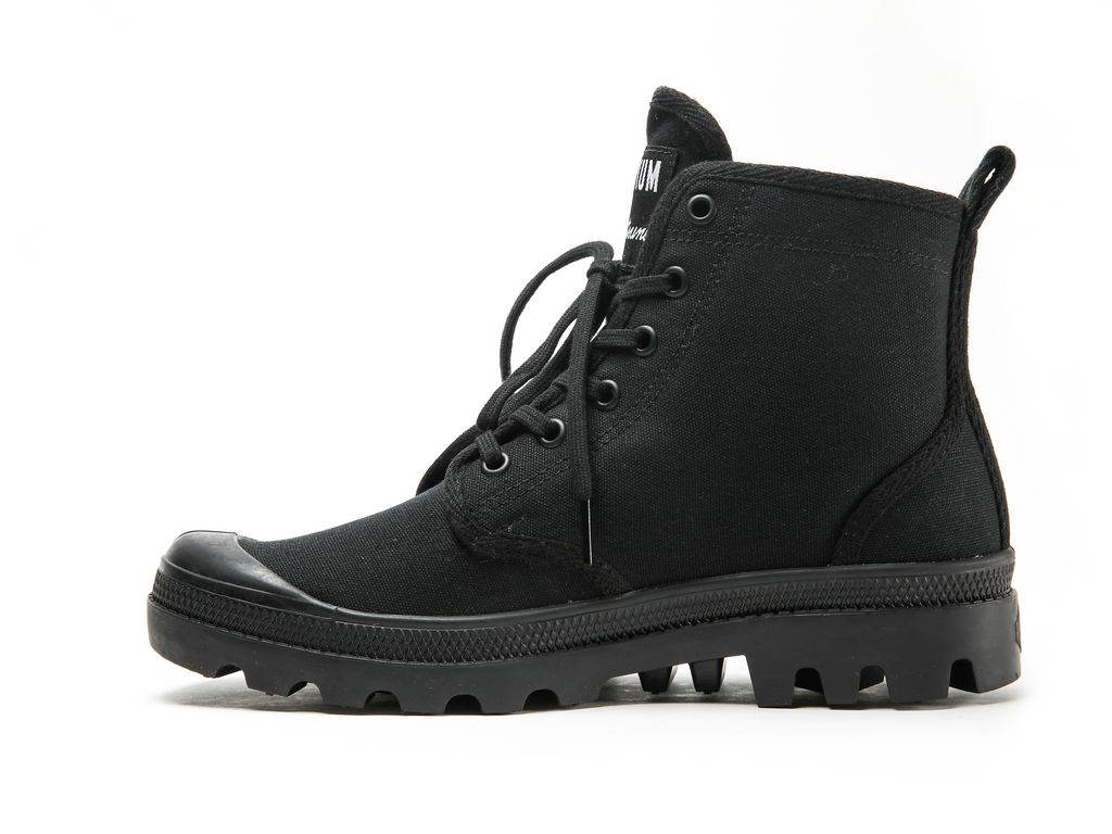 Men Palladium Pallabrousse X Kitsune Boots Black / Black | KGML-39107