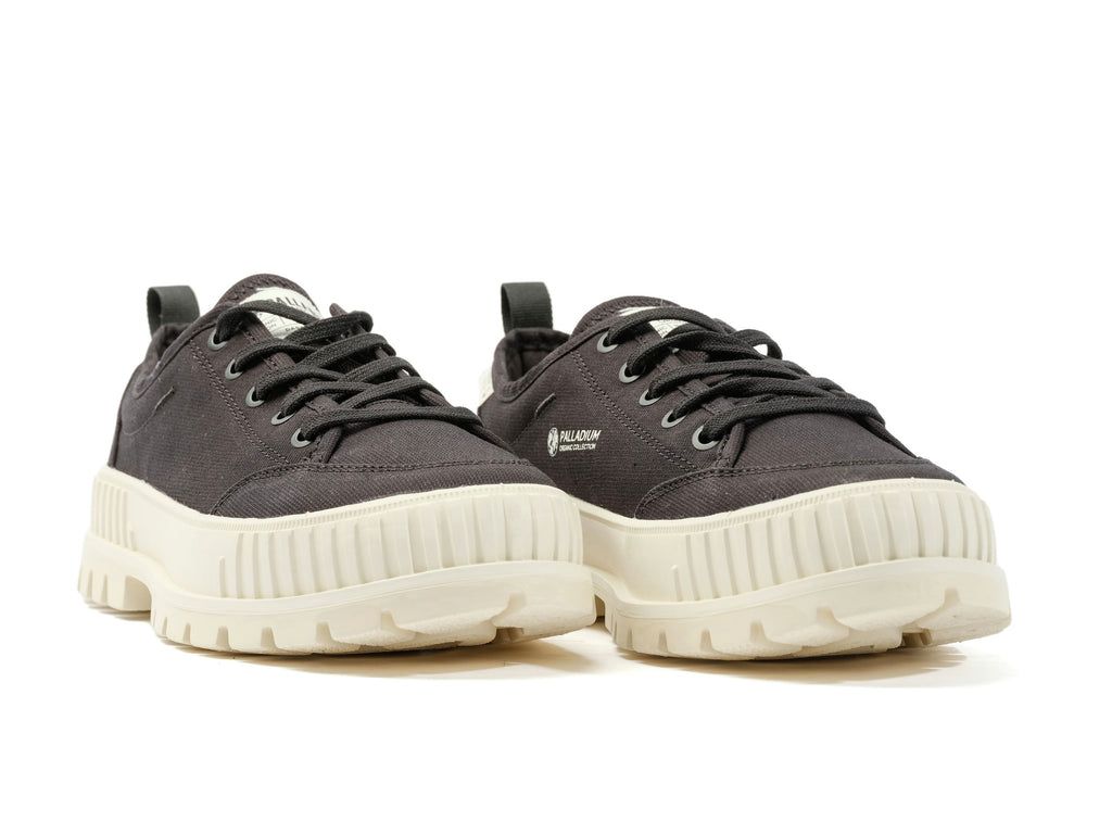Men Palladium Pallashock Lo Organic 2 Sneakers Black | RSNA-37621