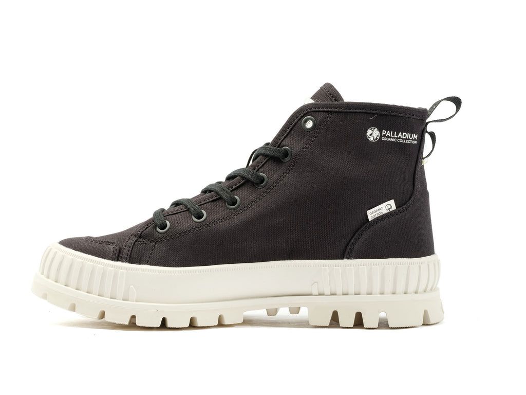 Men Palladium Pallashock Organic 2 Sneakers Black | IAQW-38019