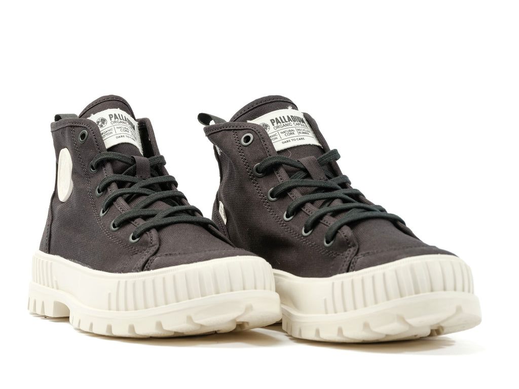 Men Palladium Pallashock Organic 2 Sneakers Black | IAQW-38019