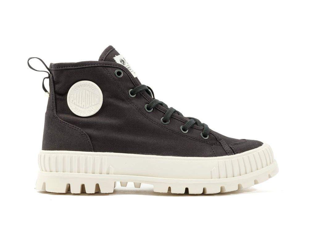 Men Palladium Pallashock Organic 2 Sneakers Black | IAQW-38019