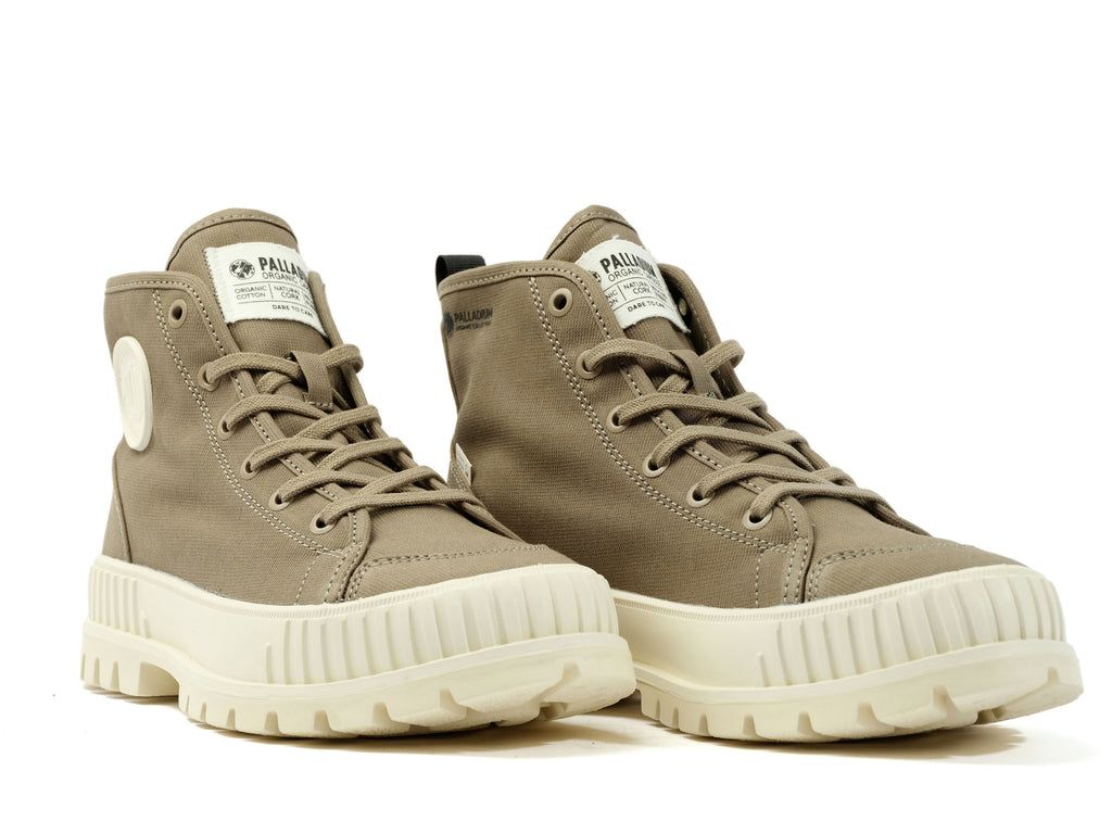 Men Palladium Pallashock Organic 2 Sneakers Green | ATJE-94621