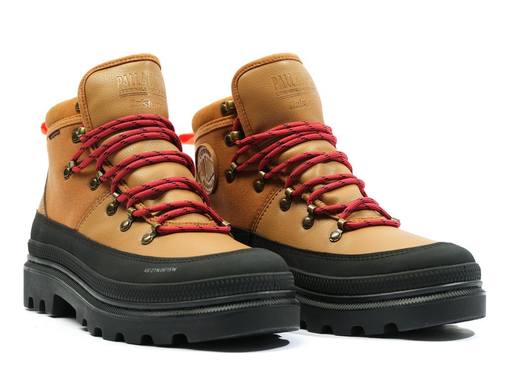Men Palladium Pallatrooper Hiker Wp+ Boots Apple Cinammon | OSYF-08475