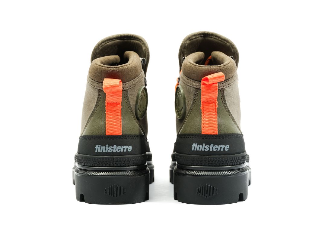 Men Palladium Pallatrooper Hiker Wp+ Boots Olive | KOBR-34652