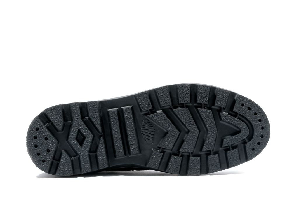 Men Palladium Pallatrooper Rough Boots Black | QIWV-73426