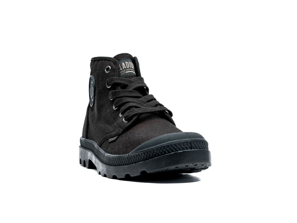 Men Palladium Pampa Hi Boots Black / Black | DYCP-69235