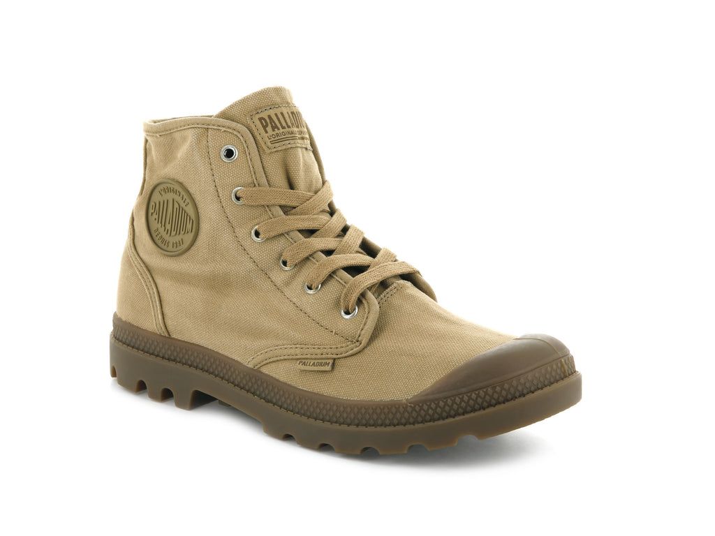 Men Palladium Pampa Hi Boots Woodlin | WKSL-64795