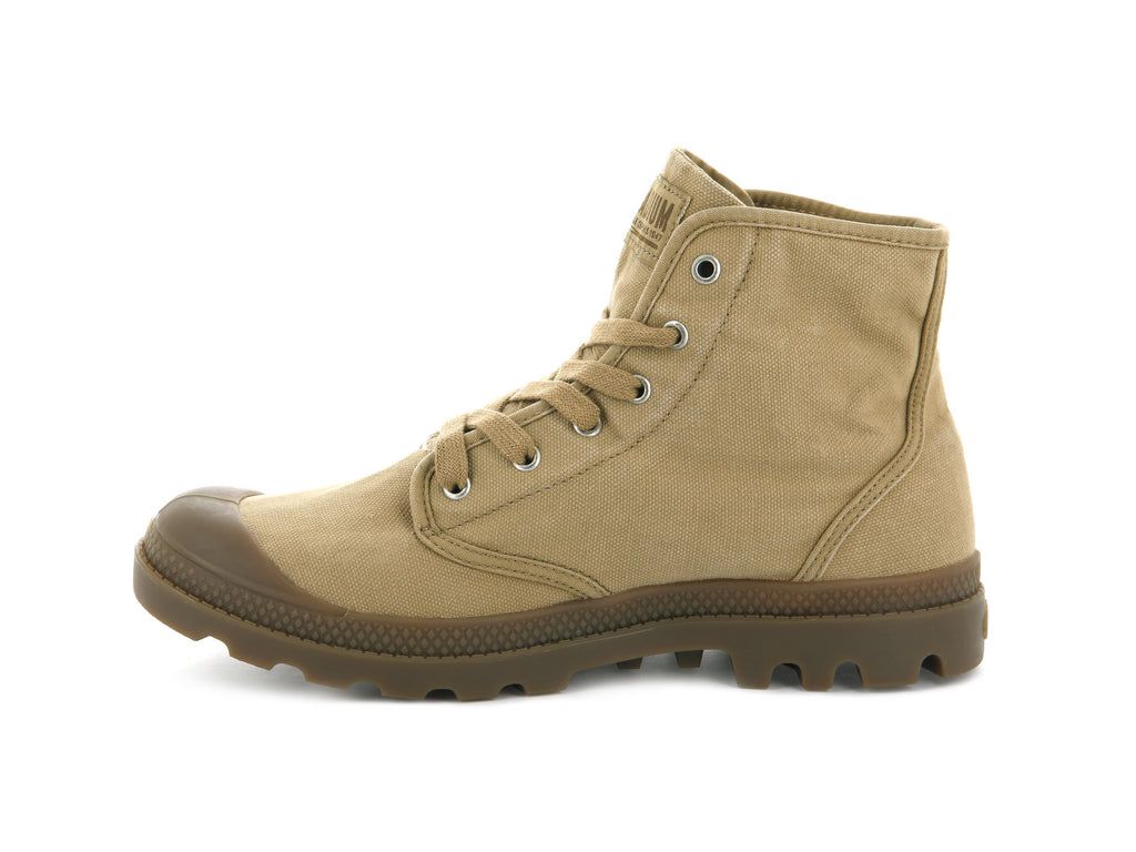 Men Palladium Pampa Hi Boots Woodlin | WKSL-64795