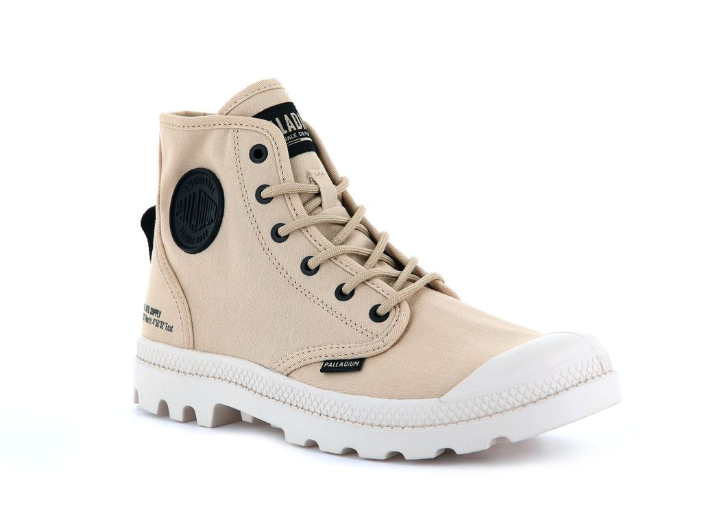 Men Palladium Pampa Hi Htg Supply Boots Desert | GCFH-06357