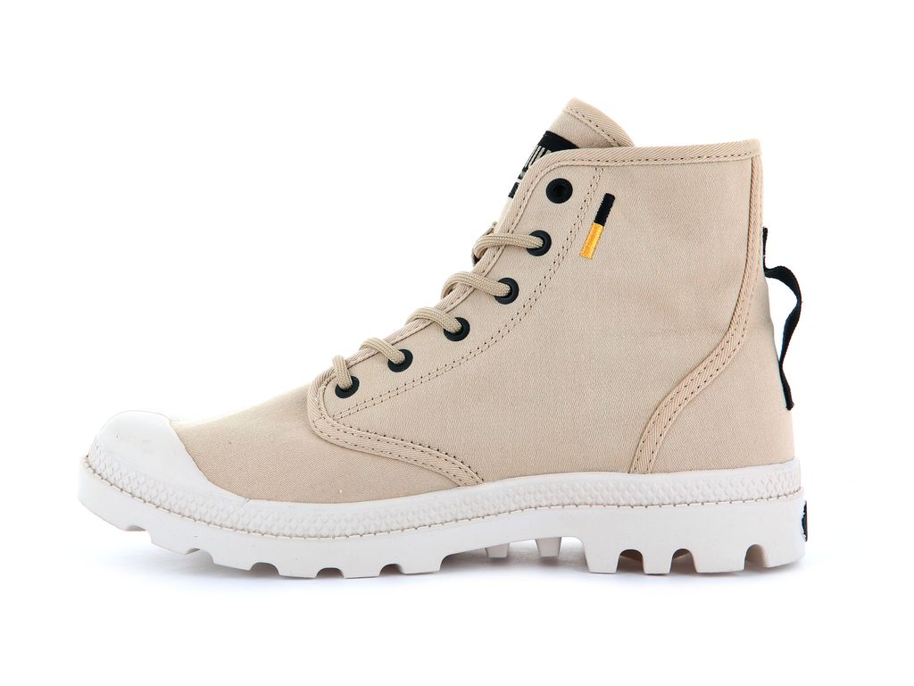 Men Palladium Pampa Hi Htg Supply Boots Desert | GCFH-06357