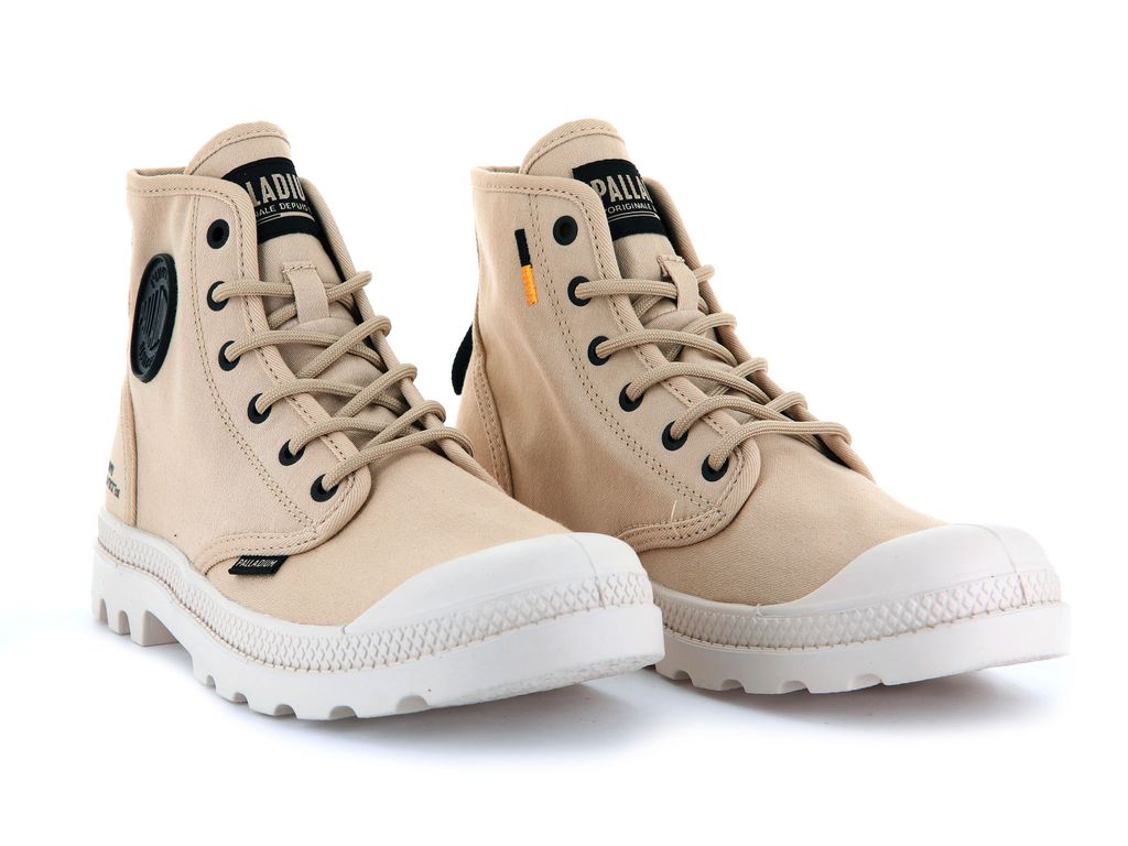 Men Palladium Pampa Hi Htg Supply Boots Desert | GCFH-06357