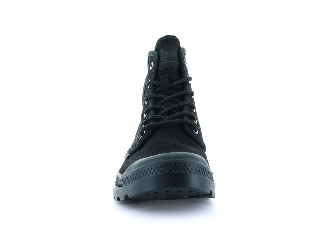 Men Palladium Pampa Hi Htg Supply Boots Black / Black | ZRGI-90613