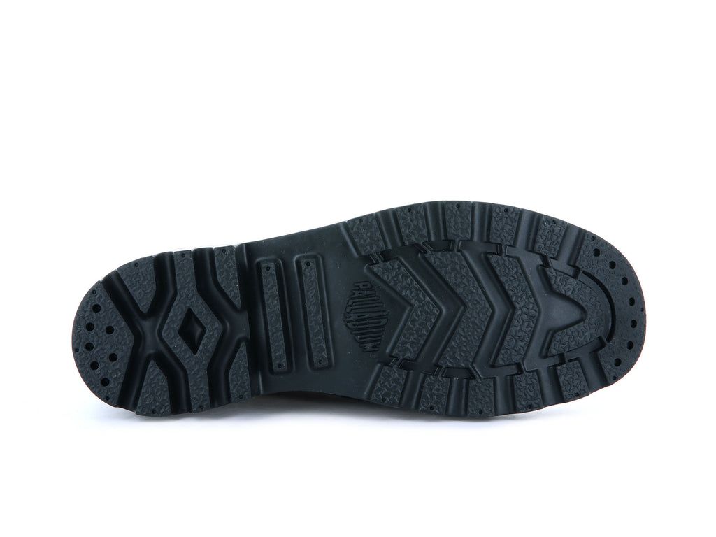 Men Palladium Pampa Hi Htg Supply Boots Black / Black | ZRGI-90613
