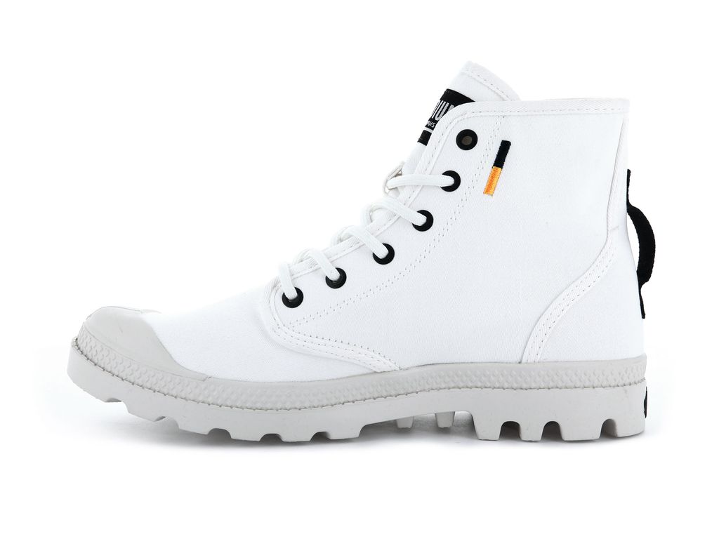 Men Palladium Pampa Hi Htg Supply Boots White | VTZW-64891