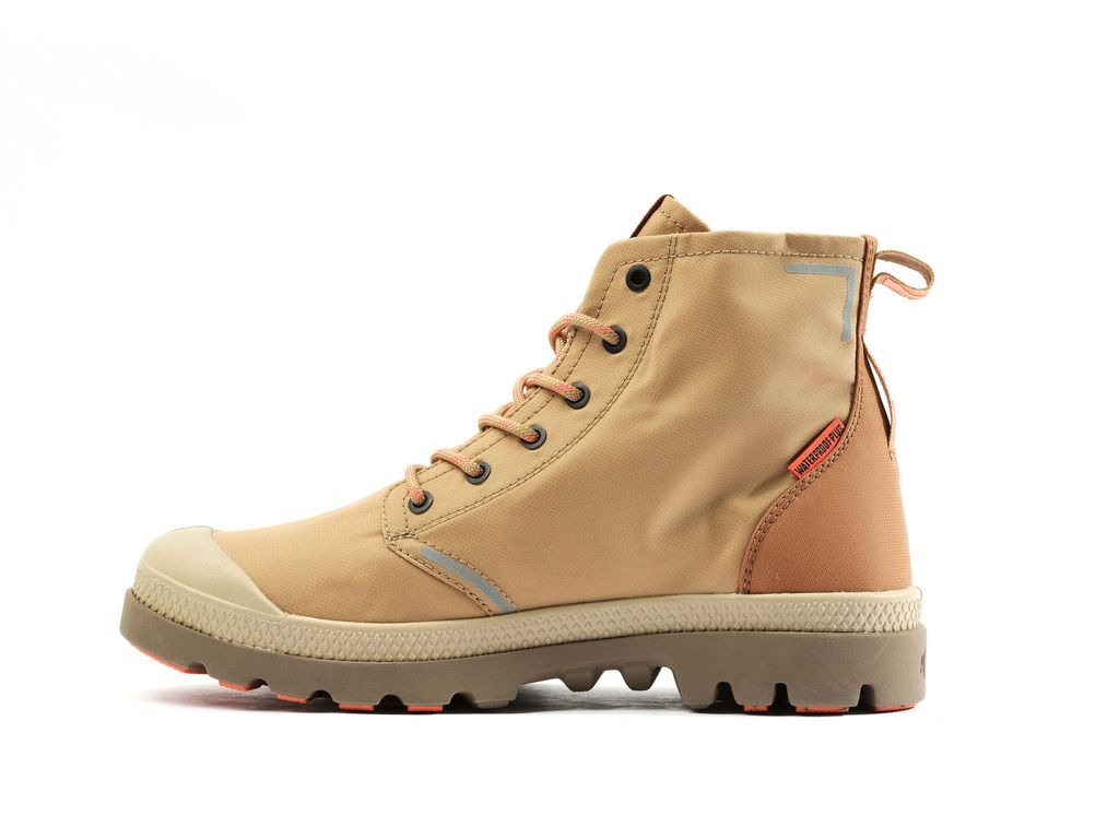 Men Palladium Pampa Lite+ Recycle Wp+ Boots Caramel/Cinammon | FTSD-71389