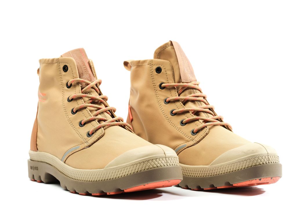 Men Palladium Pampa Lite+ Recycle Wp+ Boots Caramel/Cinammon | FTSD-71389