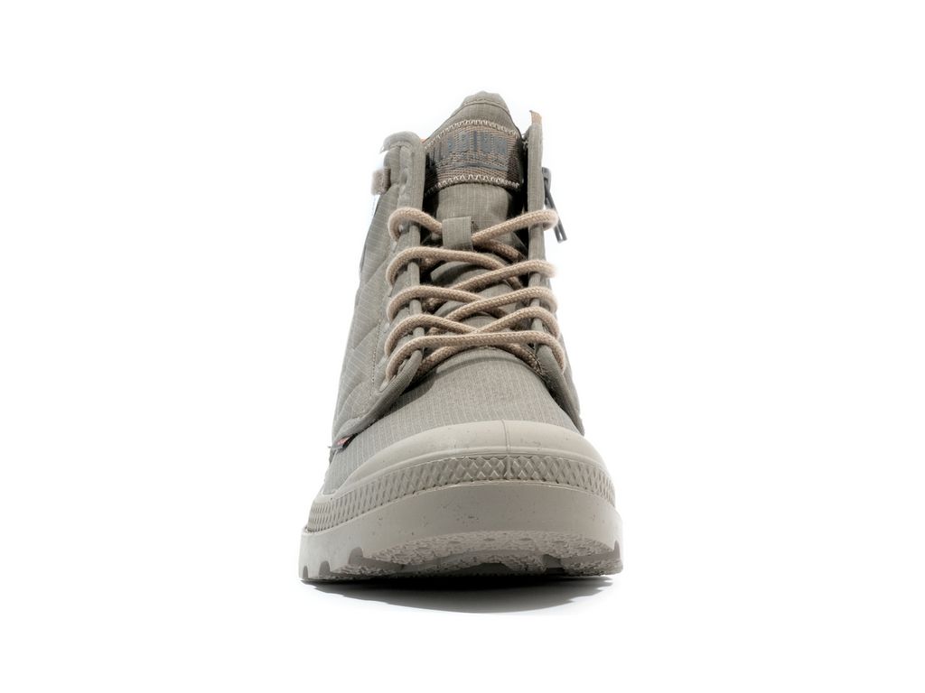 Men Palladium Pampa Re-quilted Boots Olive | OQCB-78659