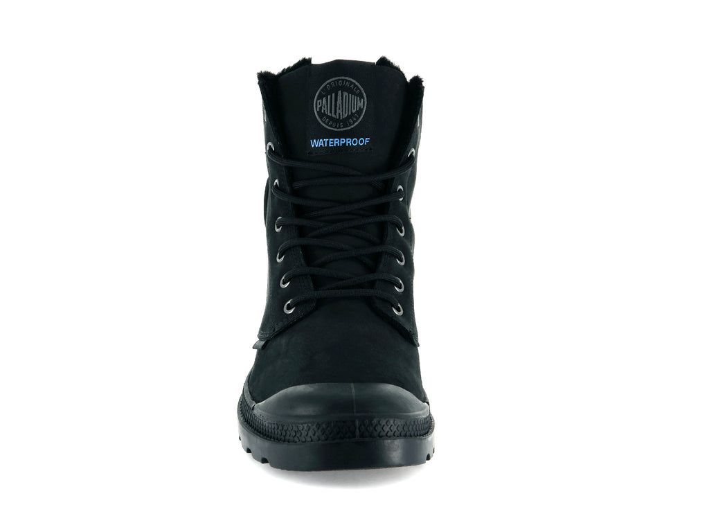 Men Palladium Pampa Sport Cuff Wps Boots Black / Black | LTAR-25190