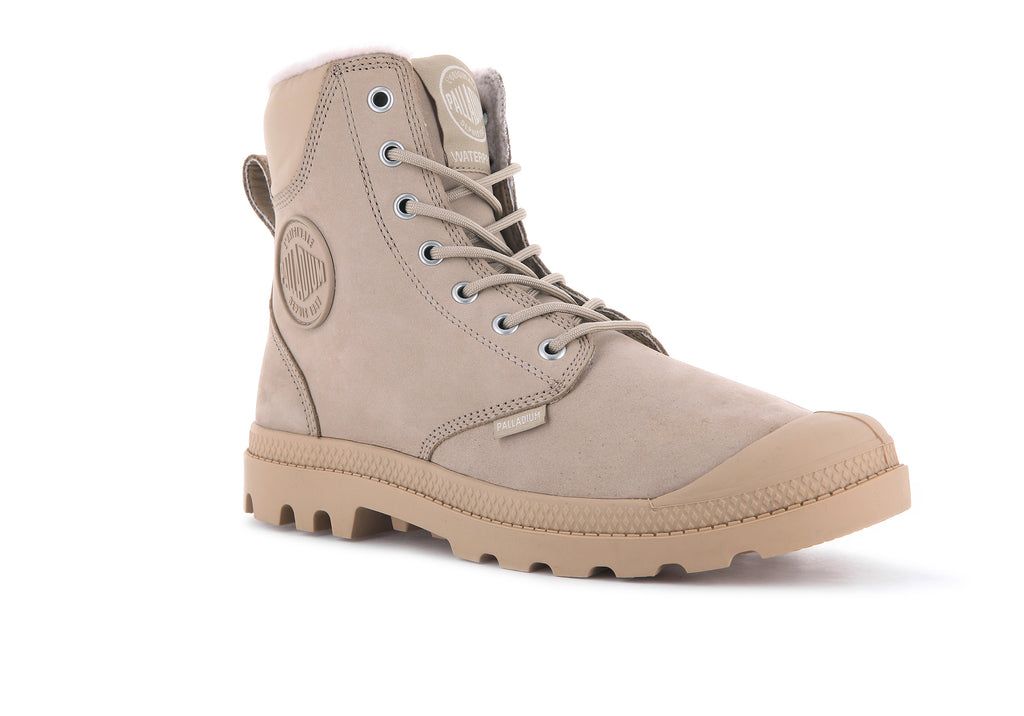 Men Palladium Pampa Sport Cuff Wps Boots Brown | YFLI-97503