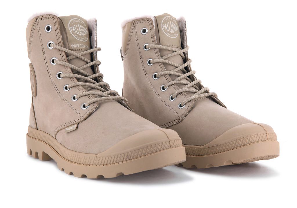 Men Palladium Pampa Sport Cuff Wps Boots Brown | YFLI-97503