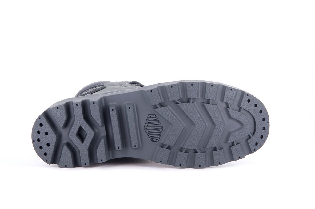 Men Palladium Pampa Sport Cuff Wps Boots Dark Grey | BZAP-92068