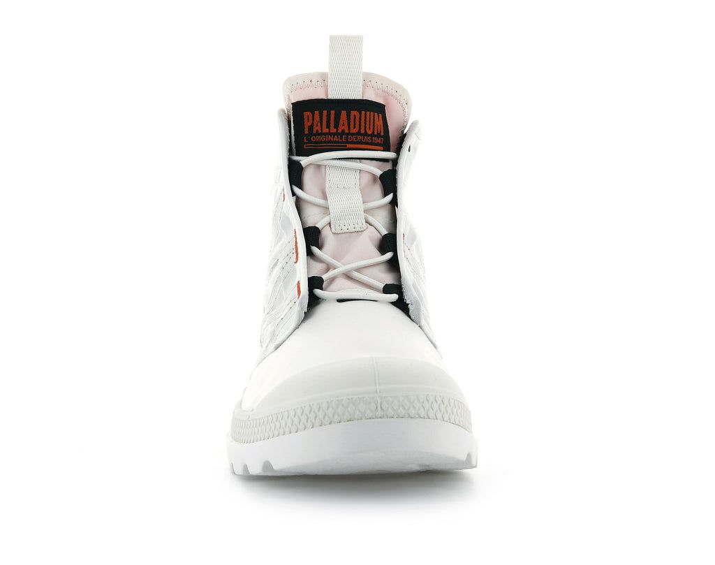 Men Palladium Pampa Travel Lite Boots White | BJDE-38495