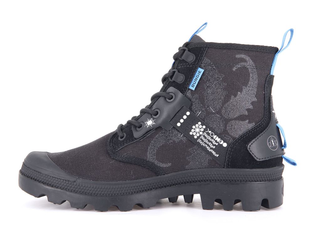 Men Palladium Pampa X Destiny Boots Black | WVRX-50937