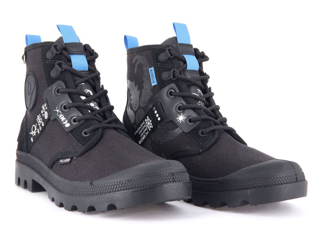 Men Palladium Pampa X Destiny Boots Black | WVRX-50937