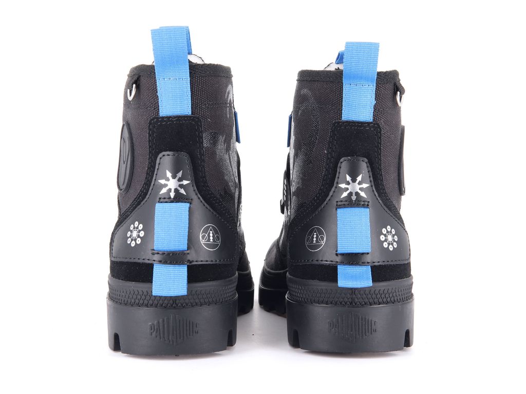 Men Palladium Pampa X Destiny Boots Black | WVRX-50937