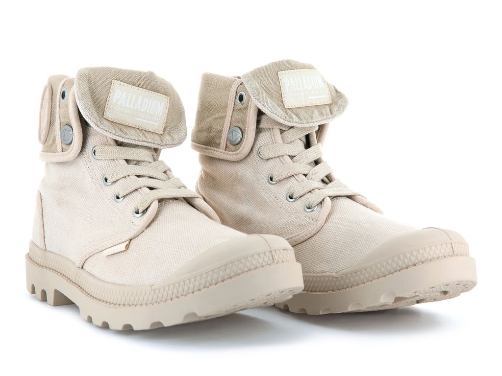 Women Palladium Baggy Boots Sahara/Safari | AXGY-05864