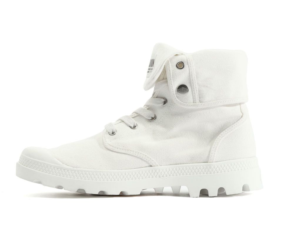 Women Palladium Baggy Boots White | OLJS-94105