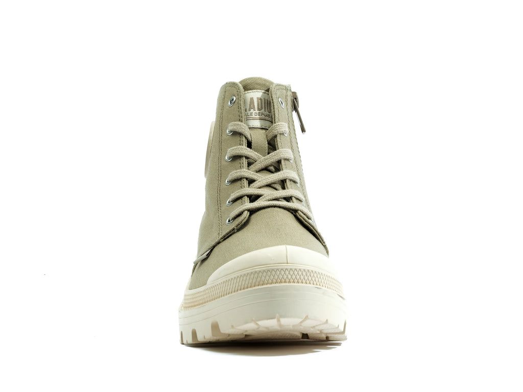 Women Palladium Pallabase Twill Boots Dune | NPTG-37524