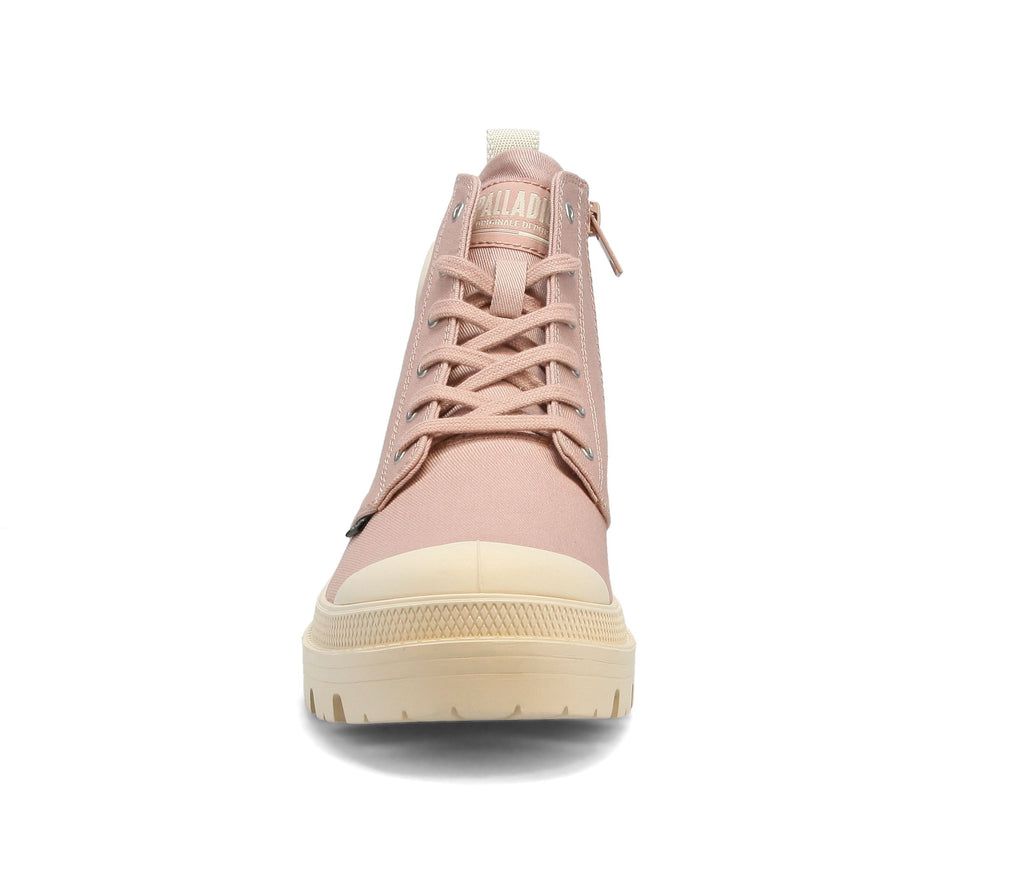Women Palladium Pallabase Twill Boots Earth Clay Liq | DHGN-87149