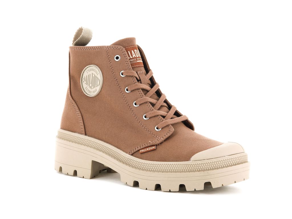 Women Palladium Pallabase Twill Boots Peru Archive | WUAN-54182
