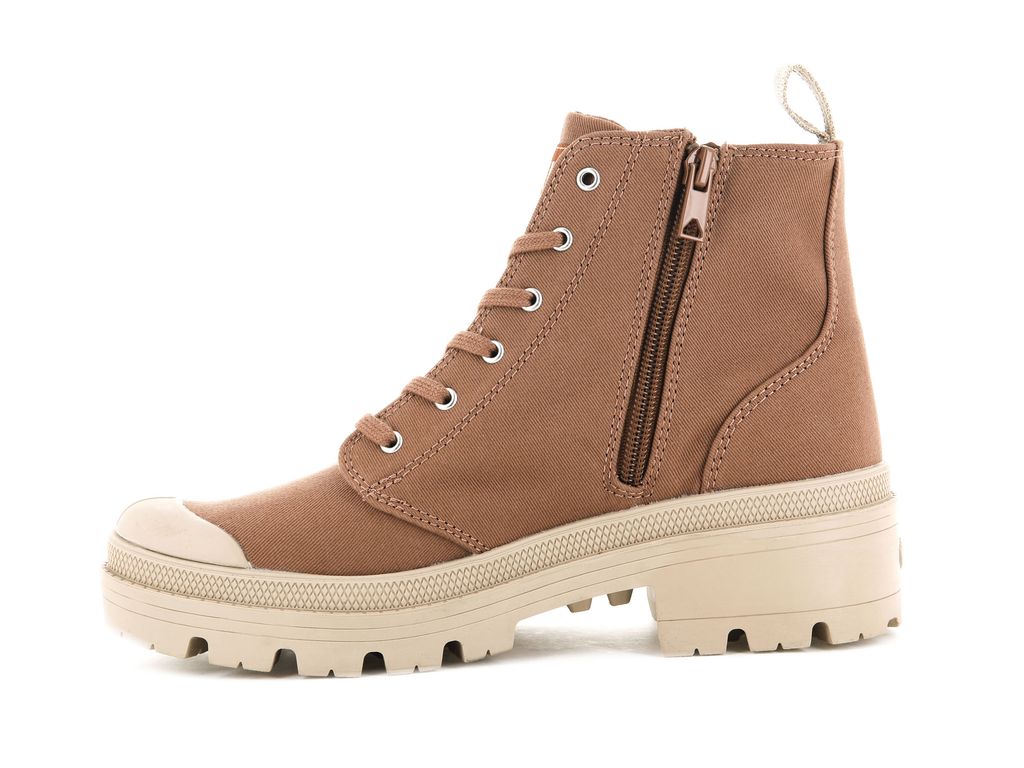 Women Palladium Pallabase Twill Boots Peru Archive | WUAN-54182