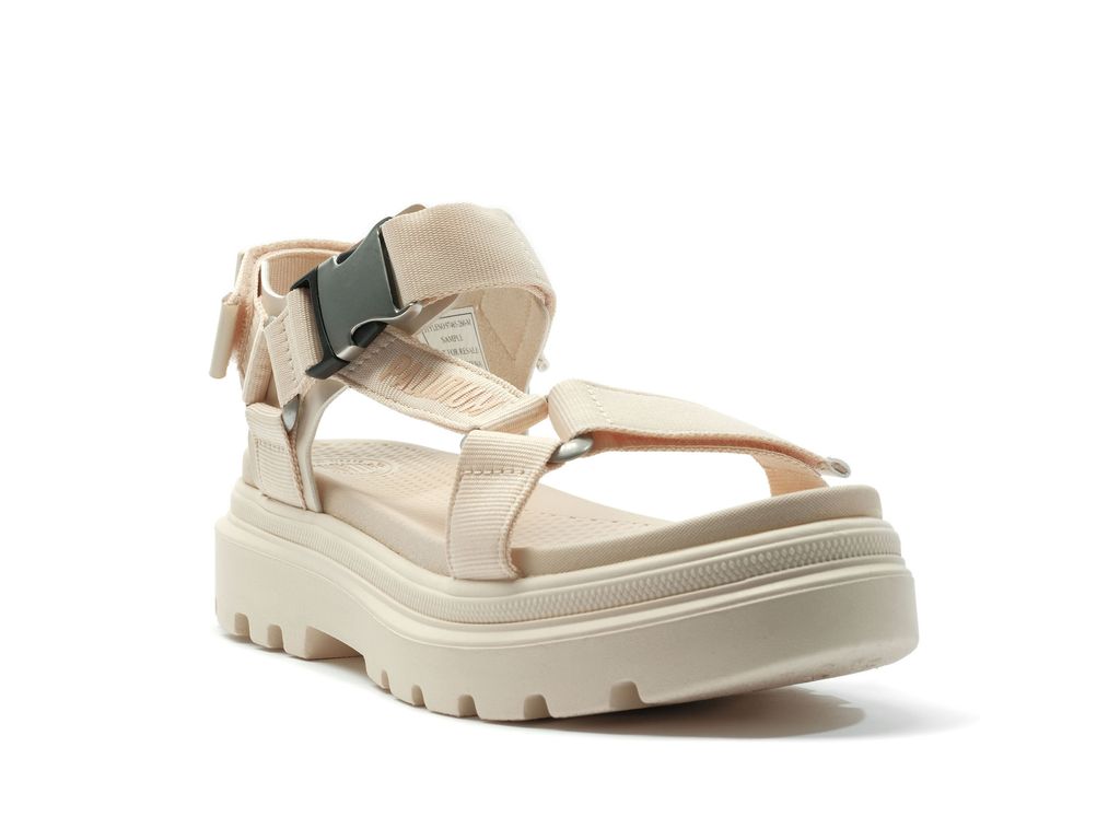 Women Palladium Pallacruise Strap Sandals Brown | SOKV-54870