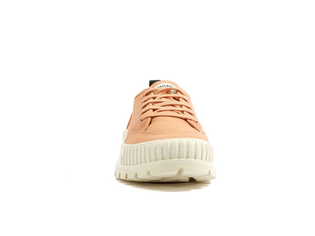 Women Palladium Pallashock Lo Organic 2 Sneakers Sandstone | PCAS-32196