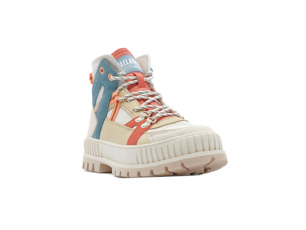 Women Palladium Pallashock Outcity Boots Almond Milk | MNXB-42061
