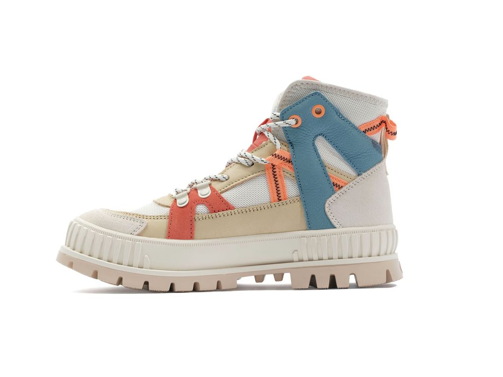Women Palladium Pallashock Outcity Boots Almond Milk | MNXB-42061