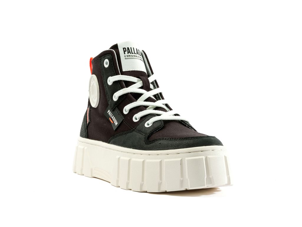 Women Palladium Pallatower Hi Boots Black | VGRL-62108