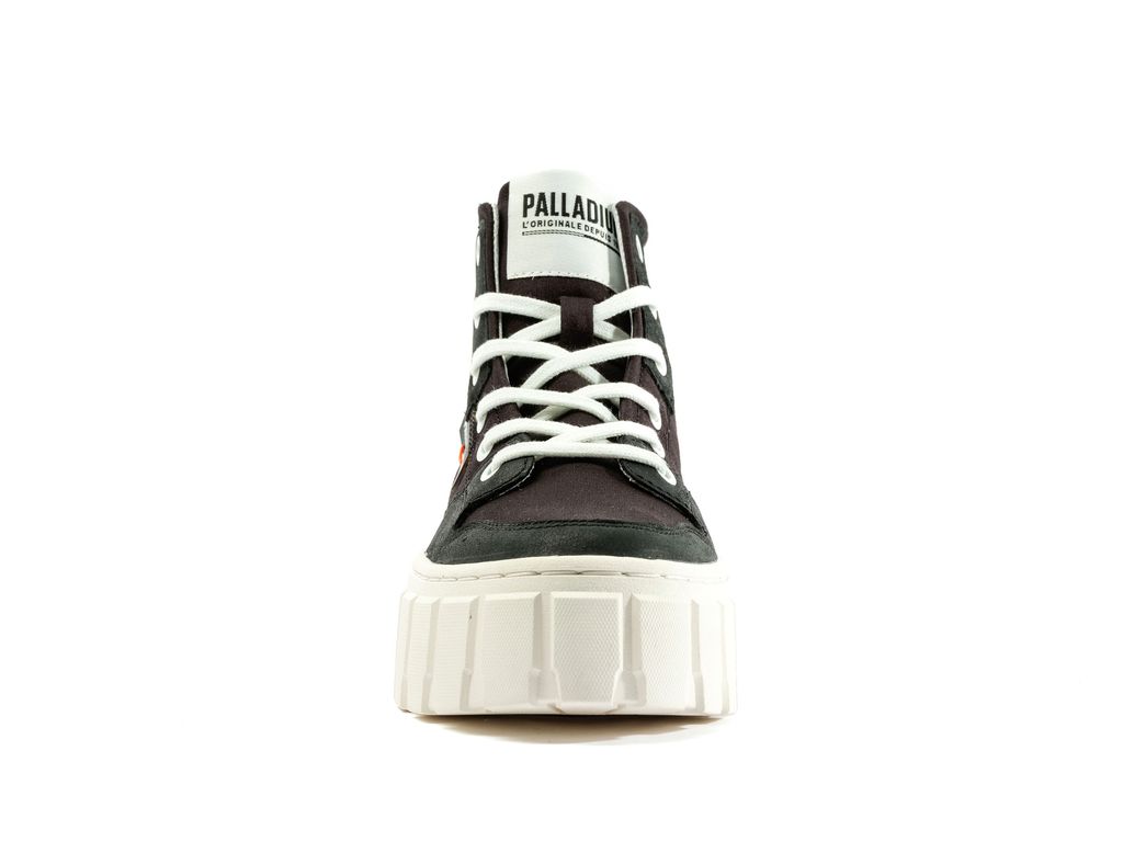 Women Palladium Pallatower Hi Boots Black | VGRL-62108