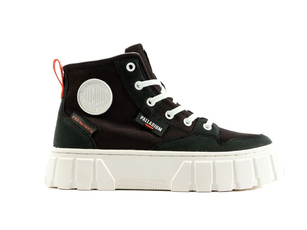 Women Palladium Pallatower Hi Boots Black | VGRL-62108