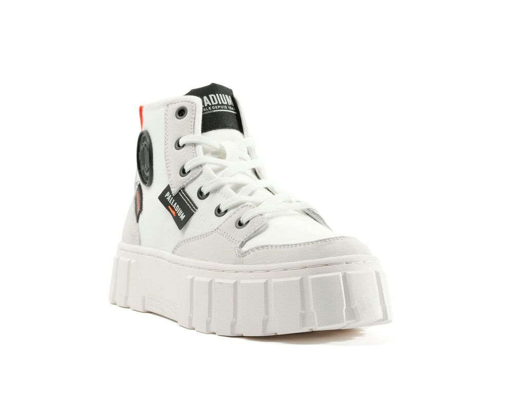 Women Palladium Pallatower Hi Boots White | RBKZ-04987