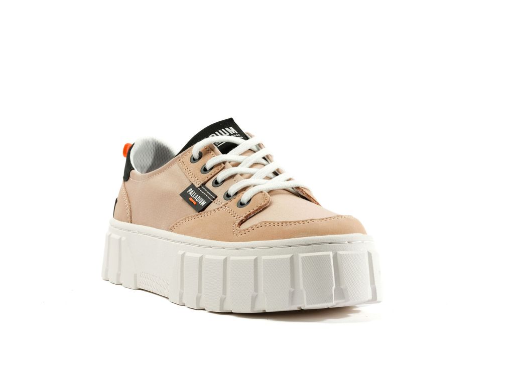 Women Palladium Pallatower Lo Sneakers Beige | NWUH-17208
